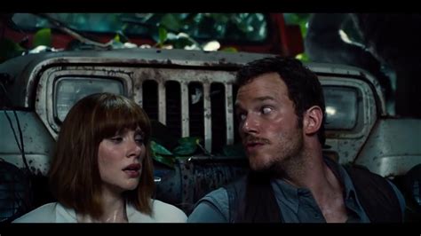 Indominus Rex Attacks Owen And Claire Jurassic World 2015 Movie