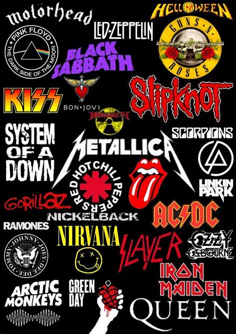 Rock Band Logos Rock Band Posters Rock Bands Punk Bands Posters