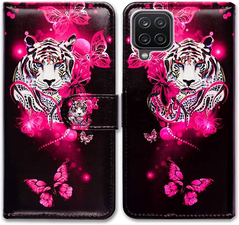 Amazon A12 Phone Case Wallet For Galaxy A12 Case Kickstand Wrist