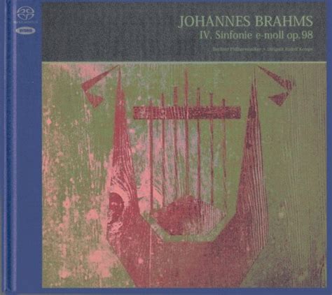 Rudolf Kempe Brahms Complete Symphonies 1955 1960 2020 3xSACD