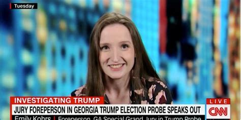 Oddball Trump Grand Jury Foreperson Emily Kohrs Dealt A Terrible