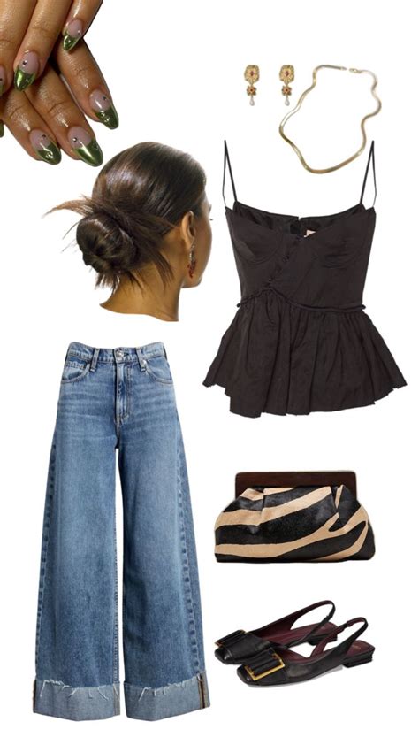 Outfit Fashion Going Out Fit Club Outfit Summer Cuffed Jeans