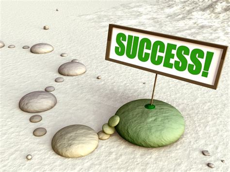 Path To Success 3d Illustration Stock Illustration Image 18809288