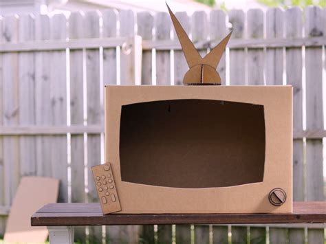 Make Your Own Cardboard Tv Out Of An Empty Box