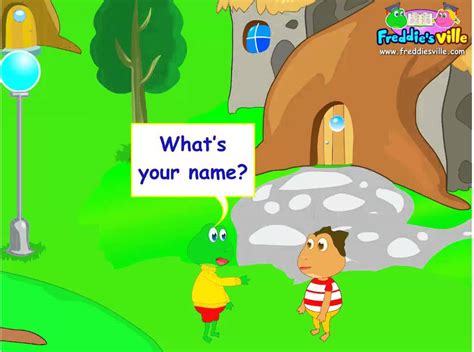 What's your name?, Self-introduction Lesson, English for Children - YouTube