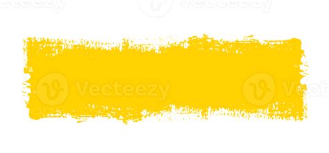 Yellow Brush Stroke Pngs For Free Download