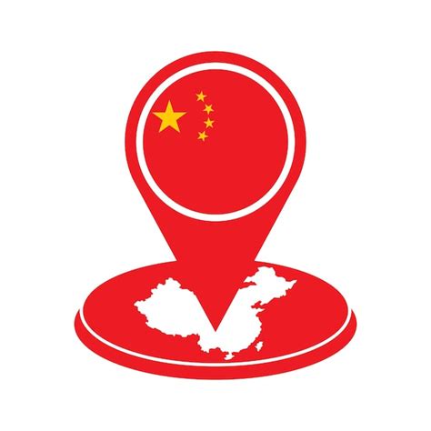 Premium Vector China Map Icon Vector Illustration Symbol Design