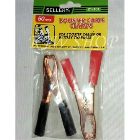 Jual Booster Cable Clamp Jepit Aki Jumper Tembaga Set Pcs A Sellery