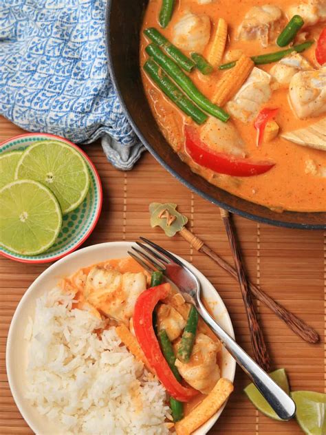 Easy Thai Red Fish Curry Mama Loves To Cook