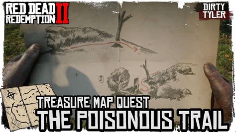 The Poisonous Trail Treasure Map Locations Red Dead Redemption 2 Rdr2