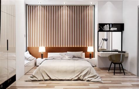 Wood Slat Accent Walls Add Warmth In Your Bedroom Top Dreamer