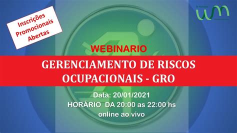 GERENCIAMENTO DE RISCOS OCUPACIONAIS GRO Sympla