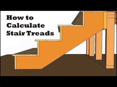 How To Calculate Stair Treads Rise And Run Stringer Layout Youtube