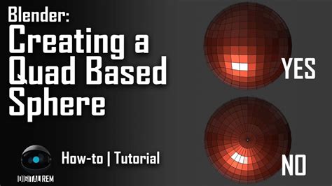 Base Mesh For Blender Modeling Quad Sphere How To Tutorial Sphere Quad Tutorial