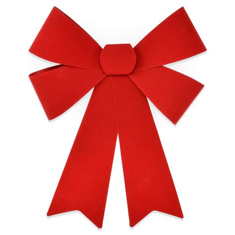 Red Christmas Bow And Ribbon