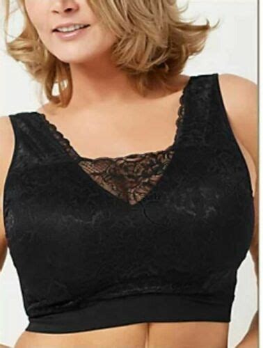 Breezies~lace Seamless Cami Wirefree Bra~with Removable Modesty Pads