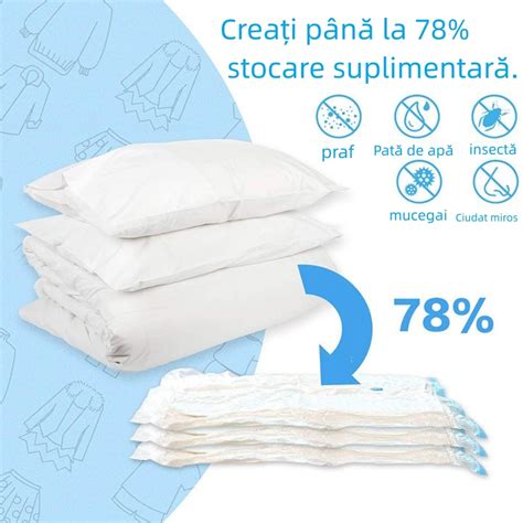 Комплект вакуумни торби, Различни размери, 100/80см, 80/60см, 10бр ...