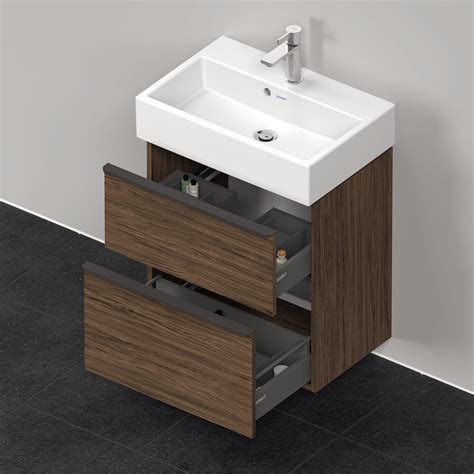 Duravit D Neo 2 Drawer Wall Mounted Vanity Unit For Vero Air Basin