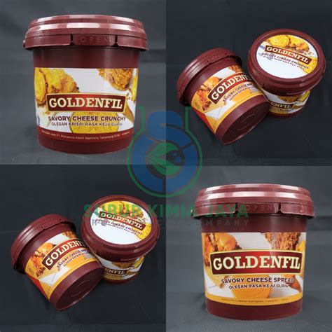 Jual Goldenfil Savory Cheese Spread Crunchy 1 Kg Selai Keju