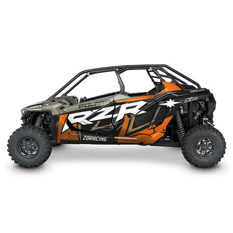 Kit déco SSV POLARIS RZR XP TURBO 4 PORTES 2DR4 KHAKI