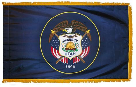 Utah State Flag Indoor 3 X 5 Utah Flag State Of Utah Flag