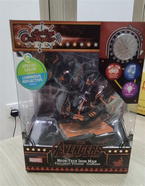 Hot Toys Cosrider Marvel Neon Tech Iron Man Hobbies Toys Toys Games On Carousell