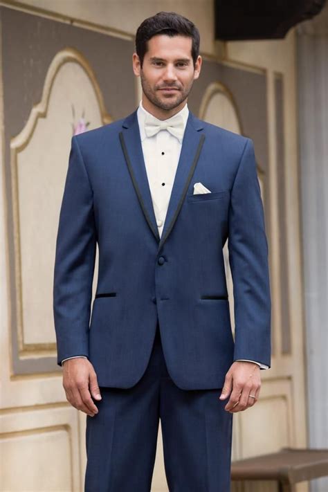 Stephen Geoffrey Slate Blue Aspen Slim Fit Tuxedo Jims Formal Wear