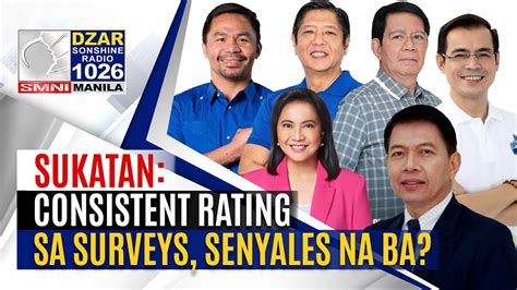 Sukatan With Mike Abe Consistent Rating Sa Surveys 2 Buwan Bago Ang