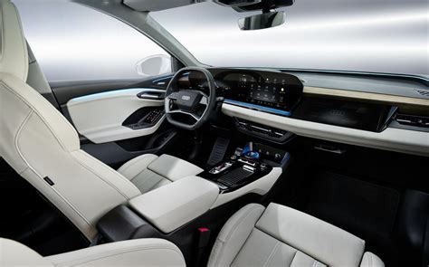 Audi Q6 E Tron Electric SUV Gains High Tech Interior With Extra Screen