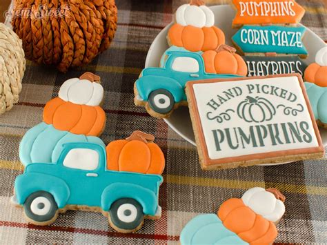 Truck With Pumpkin Cookie Cutter Etsy