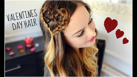 Cute Valentines Day Hair Tutorial ♡ Youtube