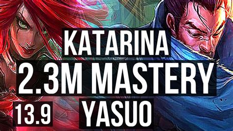 Kata Vs Yasuo Mid 13 1 6 2 3m Mastery Legendary 600 Games Kr