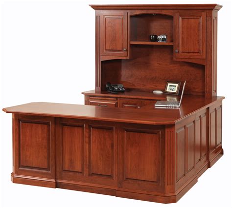 Buckingham U-Shaped Desk with Hutch - Brandenberry