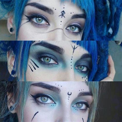 Night Elf markings | Different makeup looks, Witchy makeup, Witch makeup