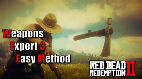 Red Dead Redemption 2 Weapons Expert Challenge 3 Easy Method Youtube