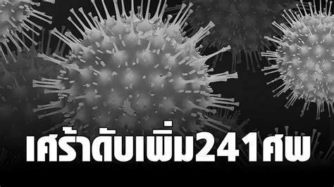 ด่วน โควิดวันนี้ ป่วยใหม่13821ราย ดับเพิ่ม241ศพ หายป่วย16737ราย ข่าวสด