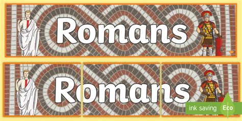 Romans Display Banner Teacher Made