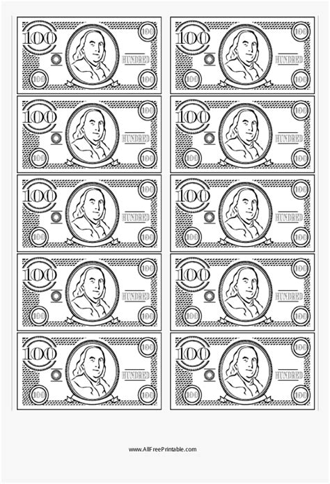 Free Printable Fake Money Template For Teachers