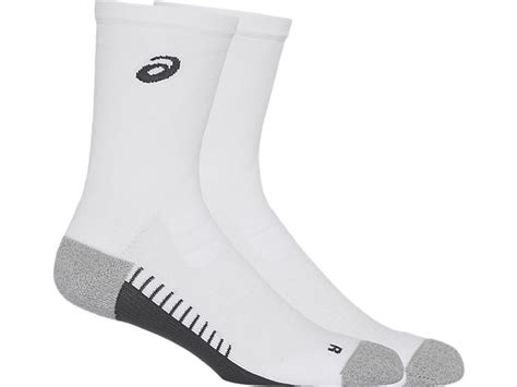 Performance Run Sock Crew Unisex Brilliant White Unisex Socks Asics Uk