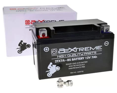 YTX7A BS MOTORRAD GEL Batterie 12V 7AH Roller Yamaha MBK Piaggio Akku