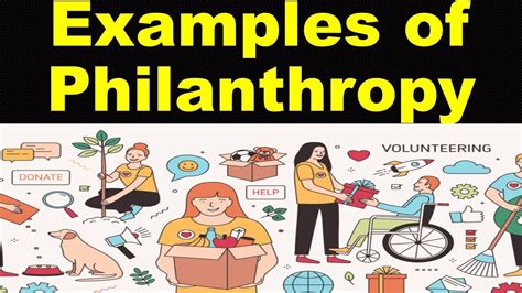 Examples Of Philanthropy YouTube