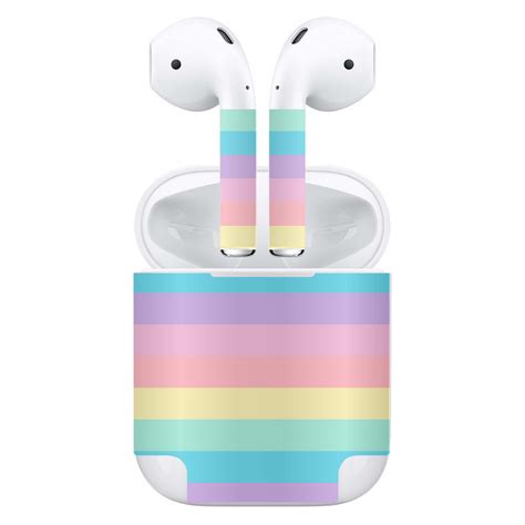 Pastel Rainbow Earbud Skin Az Vinyl Works