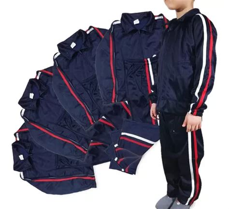 15 Juegos De Pants Escolar Sport Tock Tricolor Tallas 4 A 16