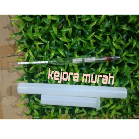 Jual Hydrometer Hidrometer Thermometer Pengukur Kadar Garam Air Laut