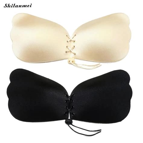 2017 Sexy Women Bra Seamless Push Up Invisible Bra Self Adhesive Sticky Plus Size D Cup Bra