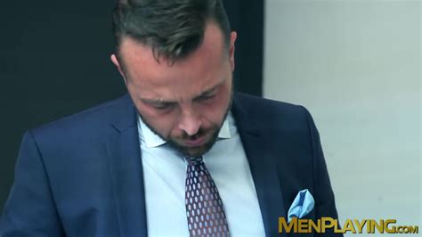 Desk Sex For Hunky Gay Men In Expensive Suits BoyFriendTV