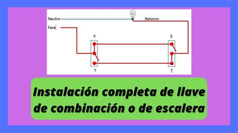 Conexi N De Llave Combinada Electrica Domiciliaria Youtube