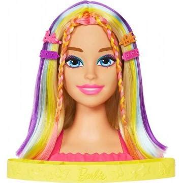 Cabeza De Peinados Deluxe Barbie Con Accesorios De Revelaci N De Color