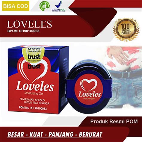 Loveles Moisturizing Gel Obat Oles Buat Pria Makin Perkasa Herbal Tanpa