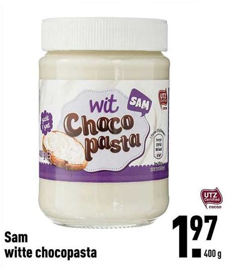 Sam Witte Chocopasta Aanbieding Bij Aldi Folders Nl